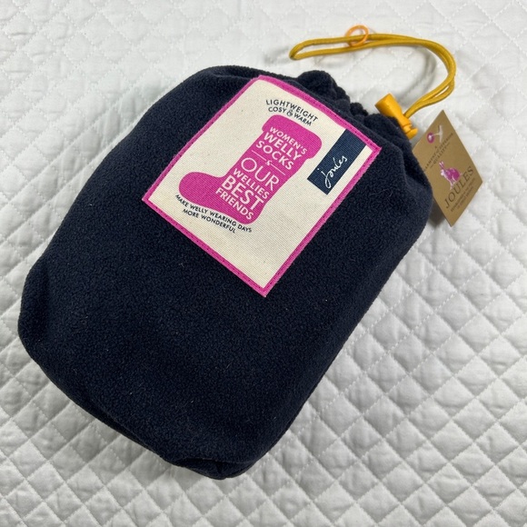 JOULES Welly socks - navy - size Large - Picture 2 of 5